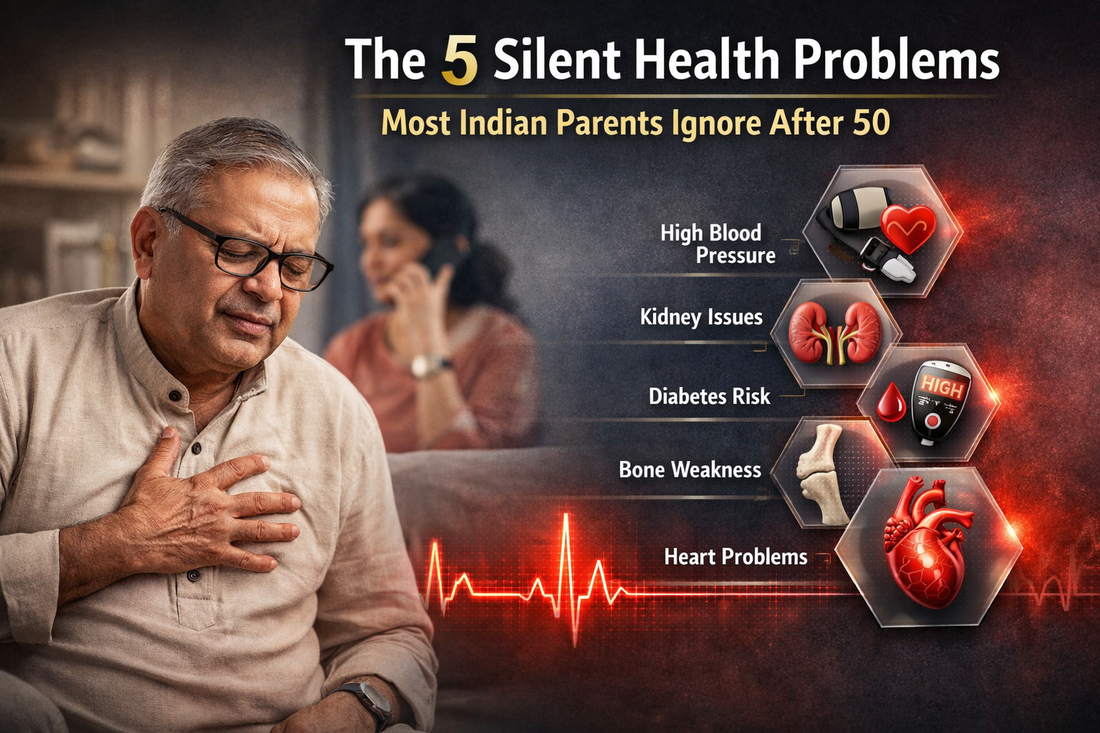 The 5 Silent Health Problems Most Indian Parents Ignore After 50.